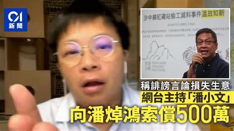 潘小文維基|潘焯鴻被指誹謗網台主持 涉案片轉私有無刪除 官批臨。